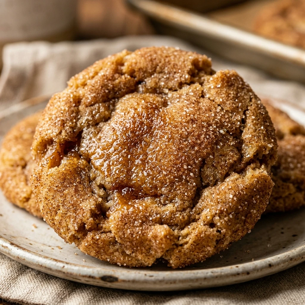 Apple Butter Snickerdoodle Cookies Recipe