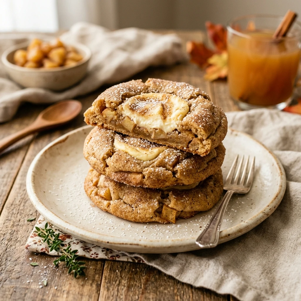 Apple Cider Cheesecake Cookies Recipe