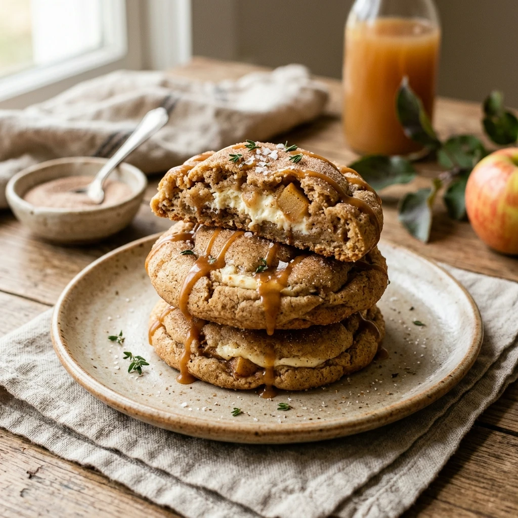 Apple Cider Cheesecake Cookies Recipe
