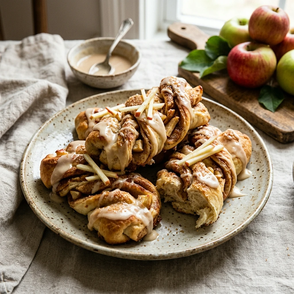 Apple Cider Cinnamon Roll Twists Recipe