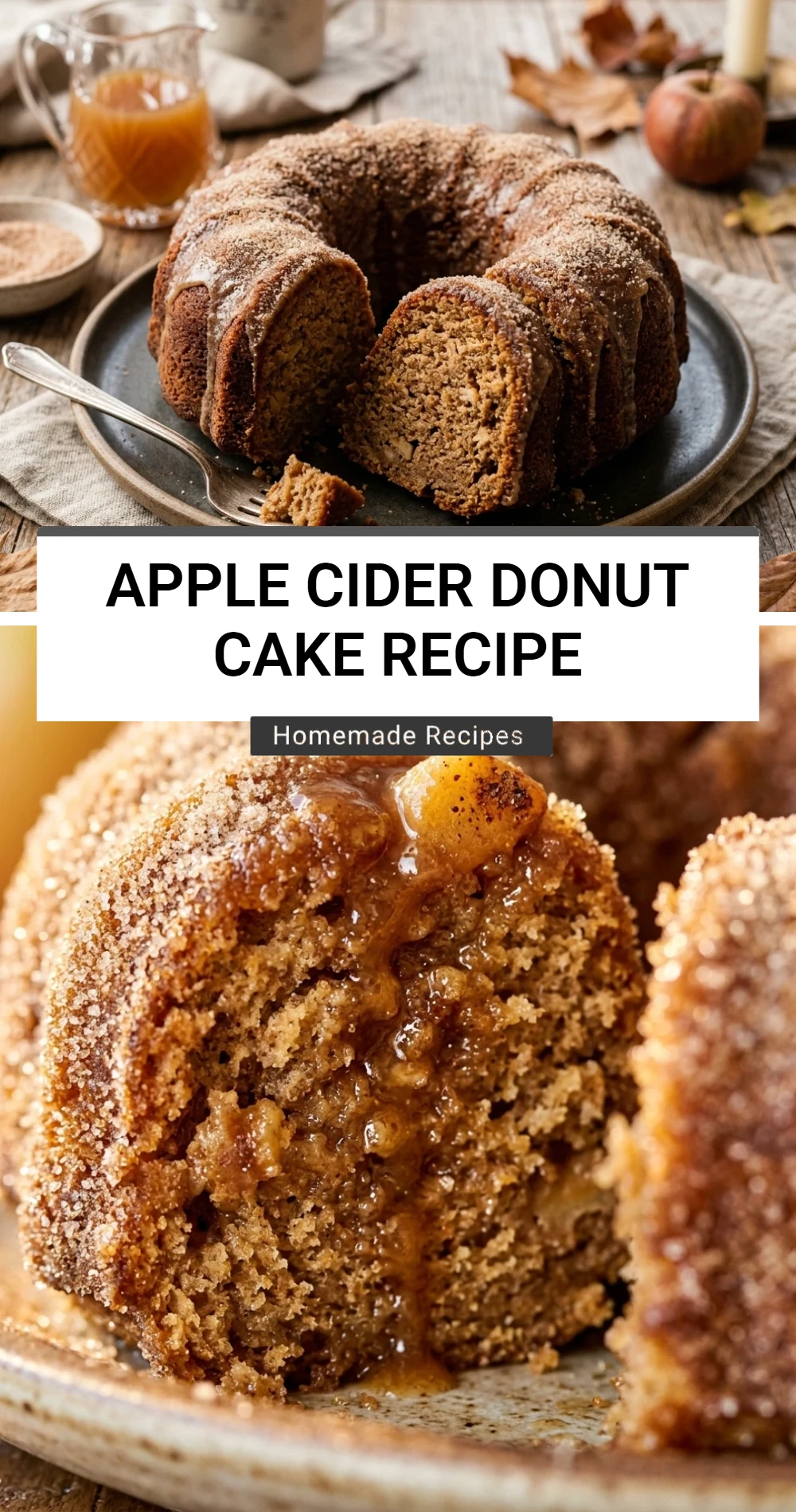 Apple Cider Donut Cake Recipe
