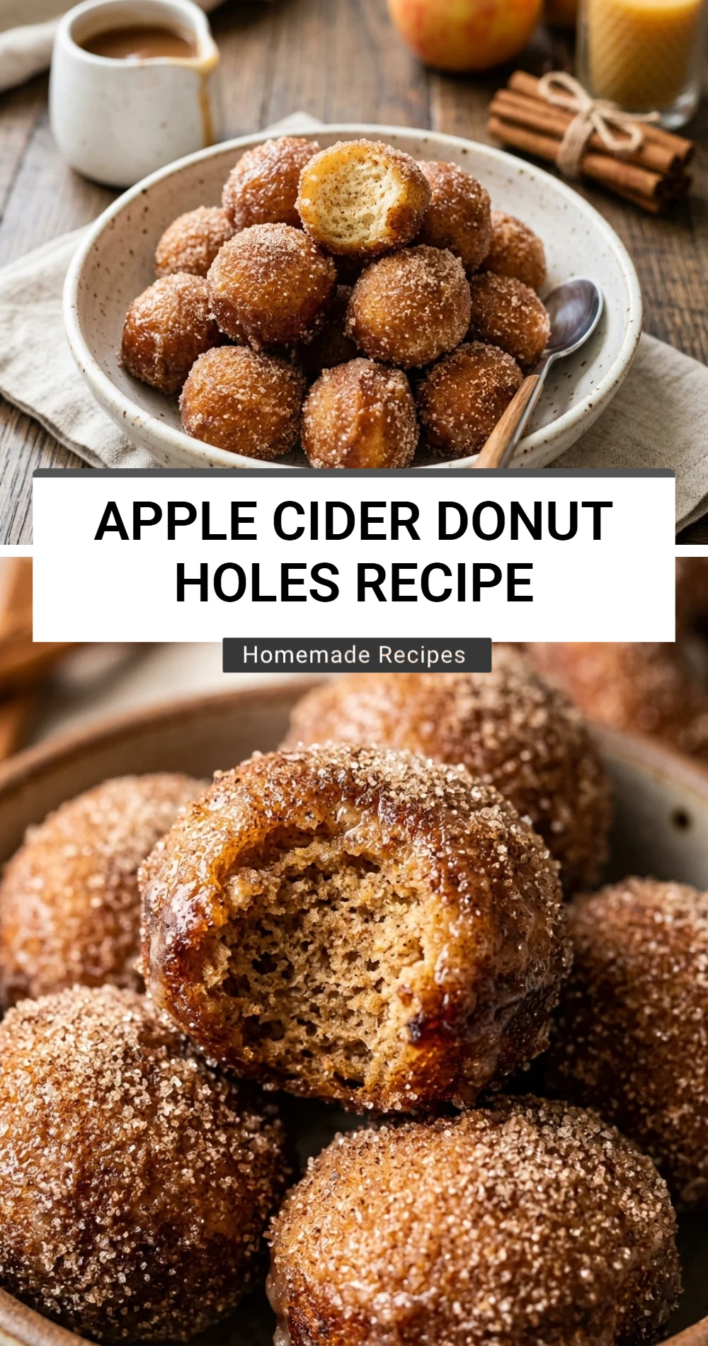 Apple Cider Donut Holes Recipe