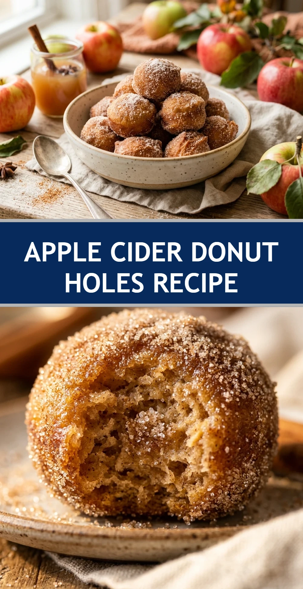 Apple Cider Donut Holes Recipe