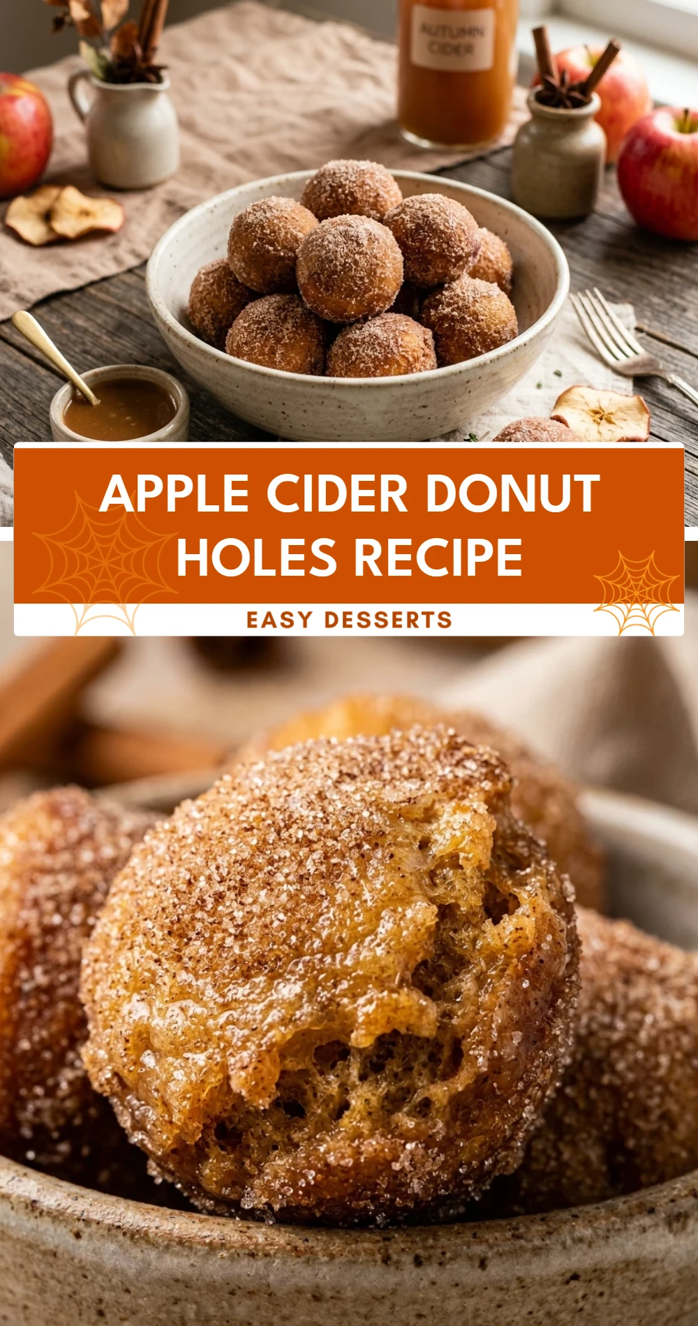 Apple Cider Donut Holes Recipe