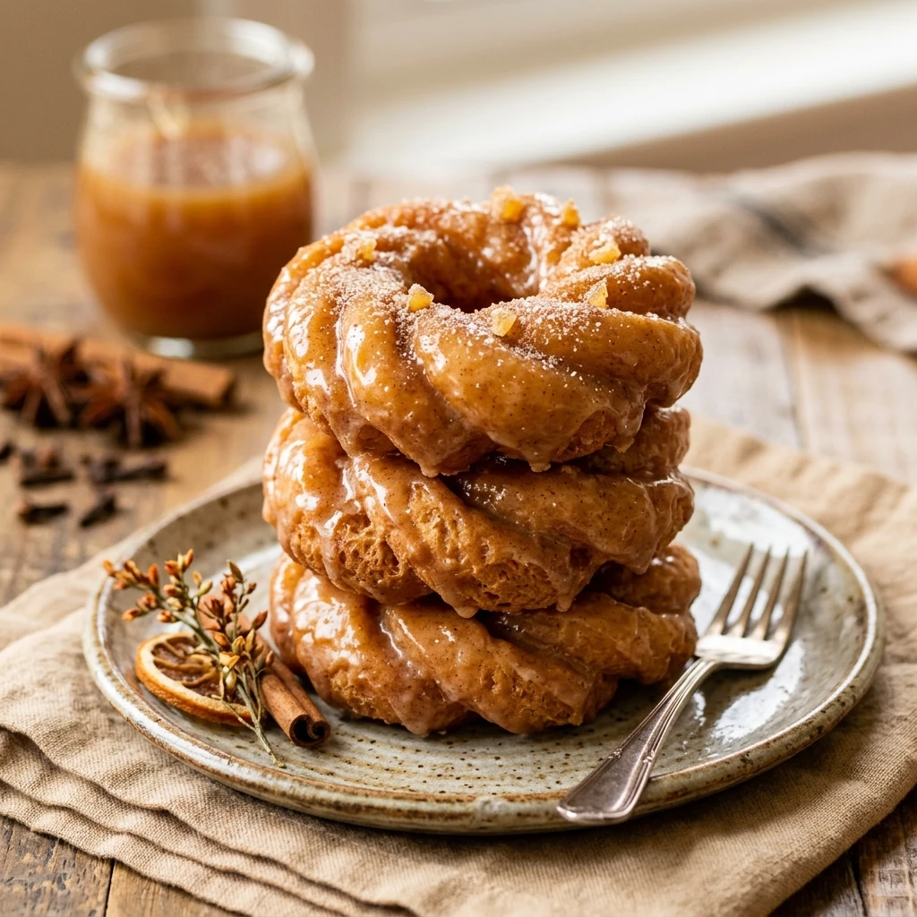 Apple Cider Glazed Crullers Recipe