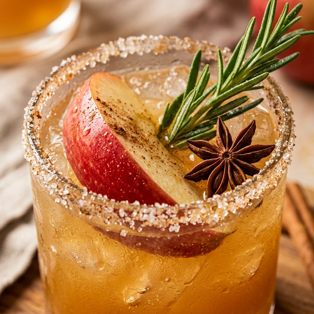 Apple Cider Margarita Mocktail Recipe