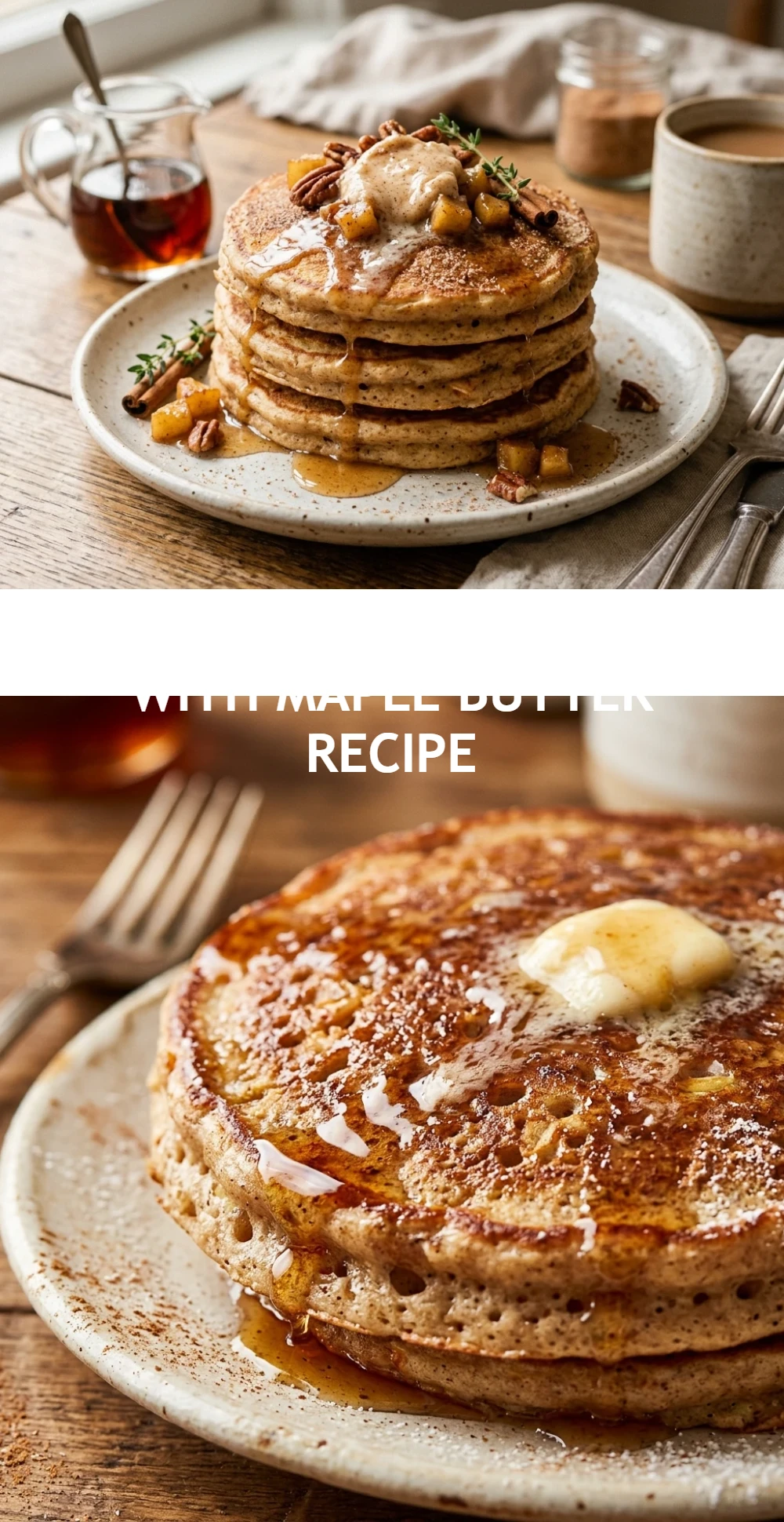 Apple Cider Pancakes With Maple Butter Recipe