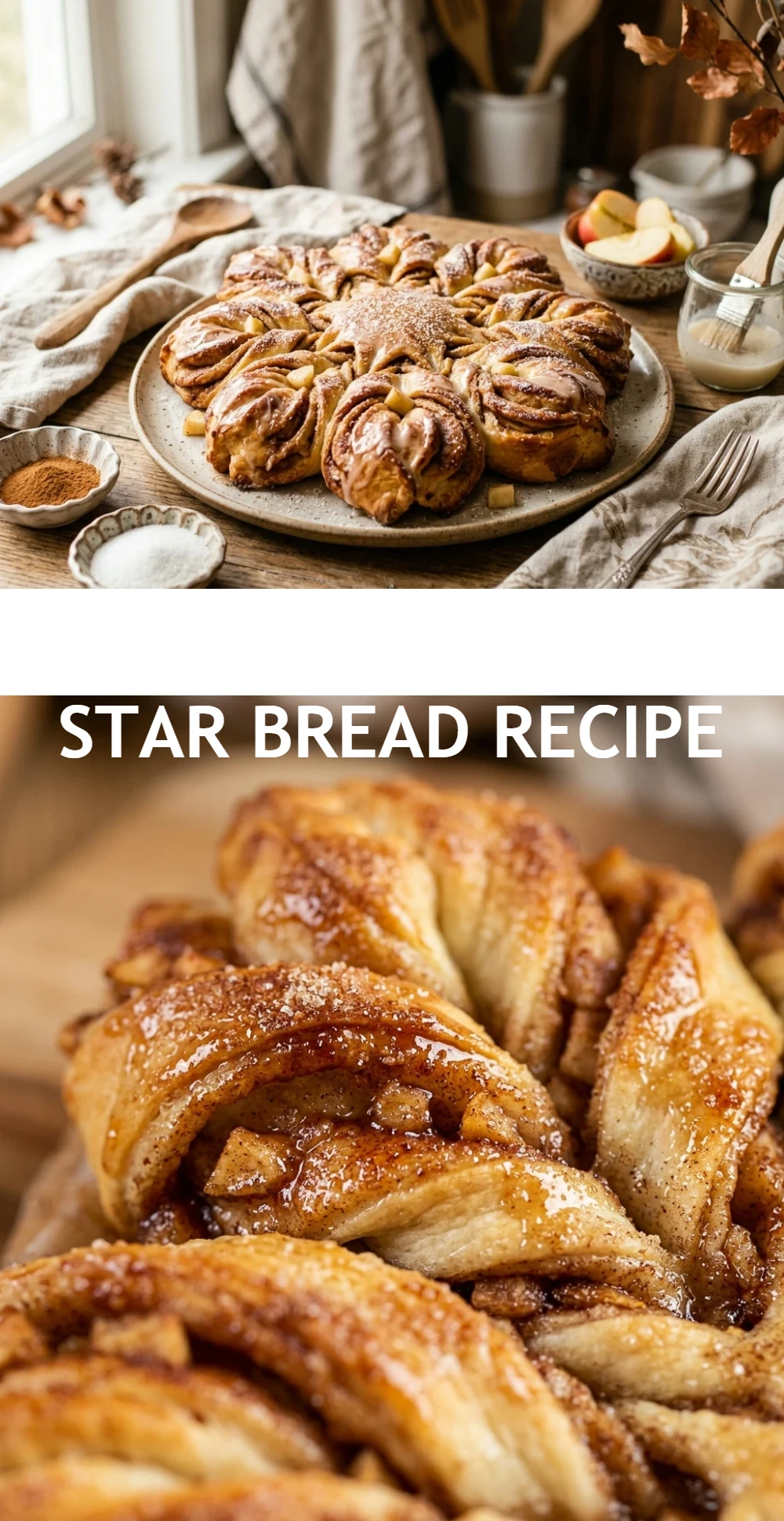 Apple Cinnamon Star Bread Recipe