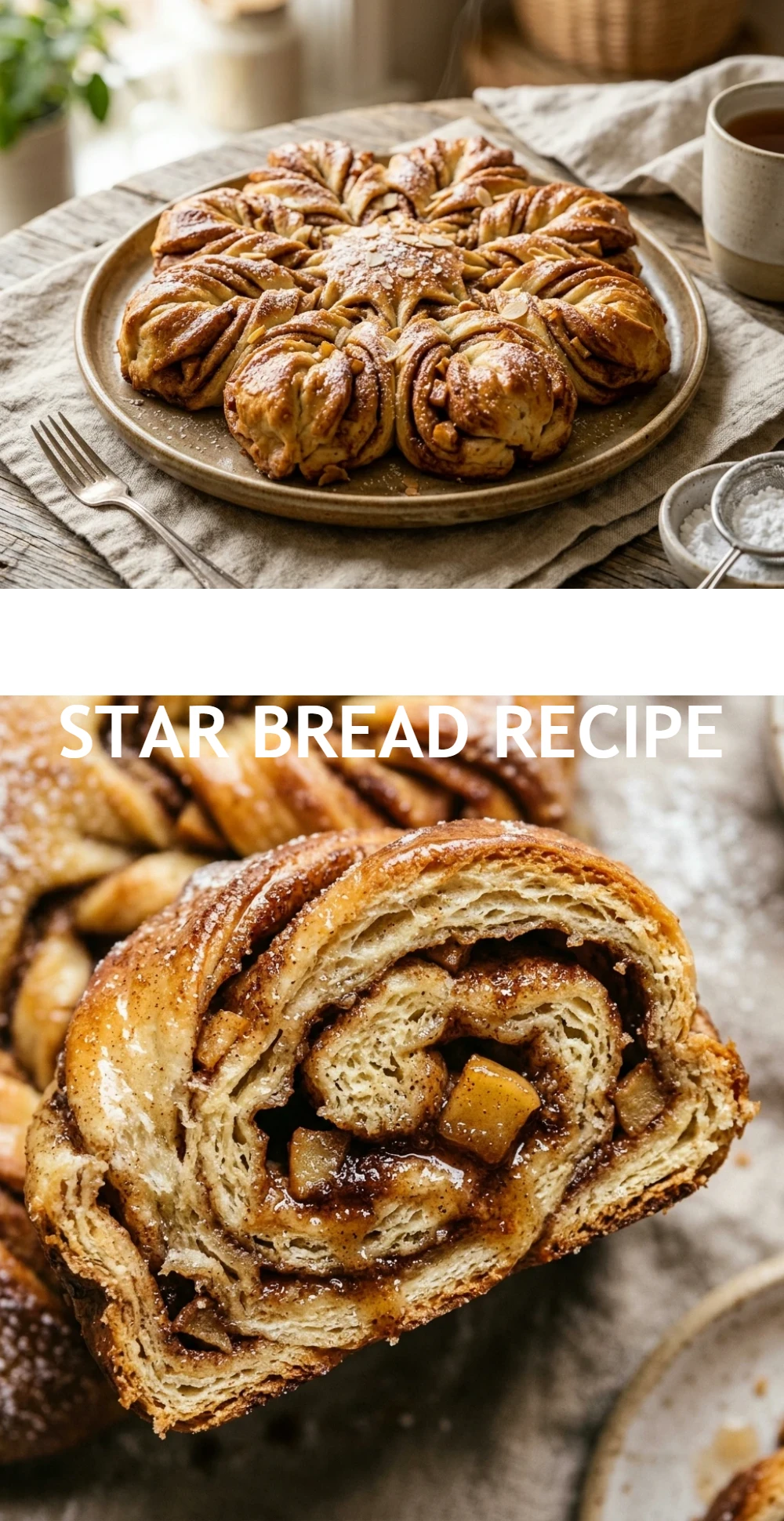 Apple Cinnamon Star Bread Recipe