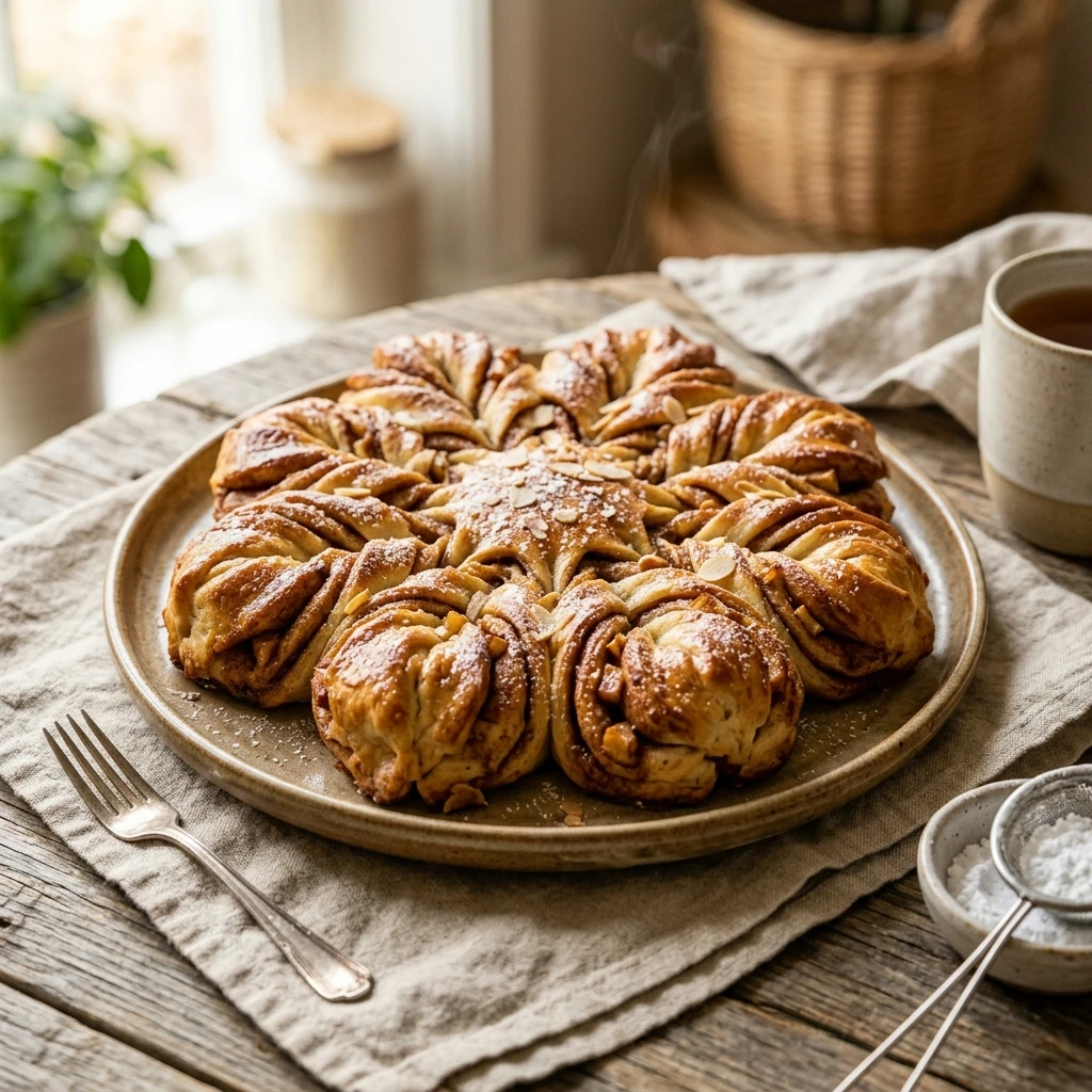 Apple Cinnamon Star Bread Recipe