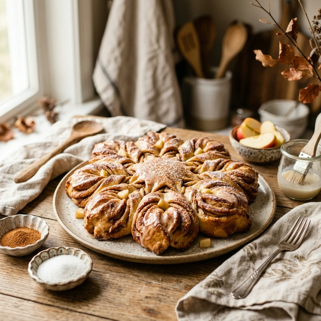 Apple Cinnamon Star Bread Recipe