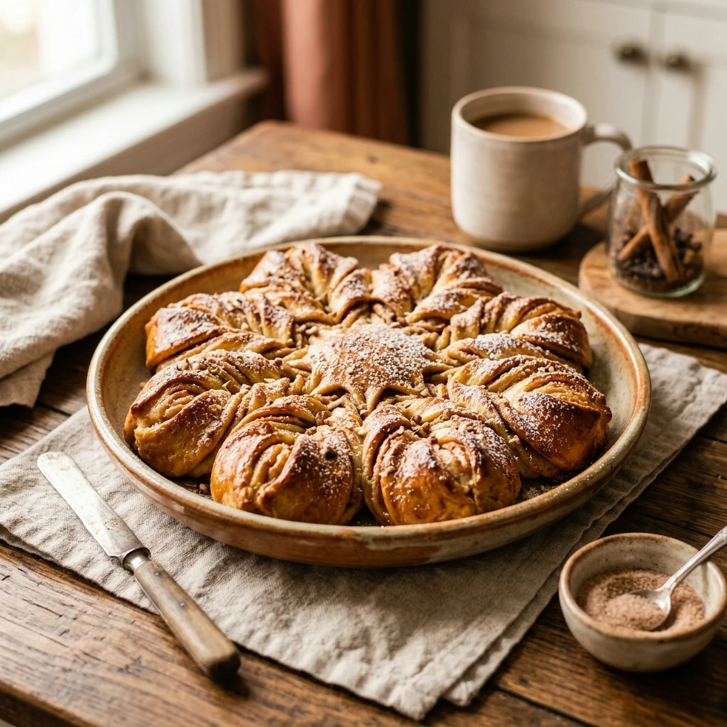 Apple Cinnamon Star Bread Recipe