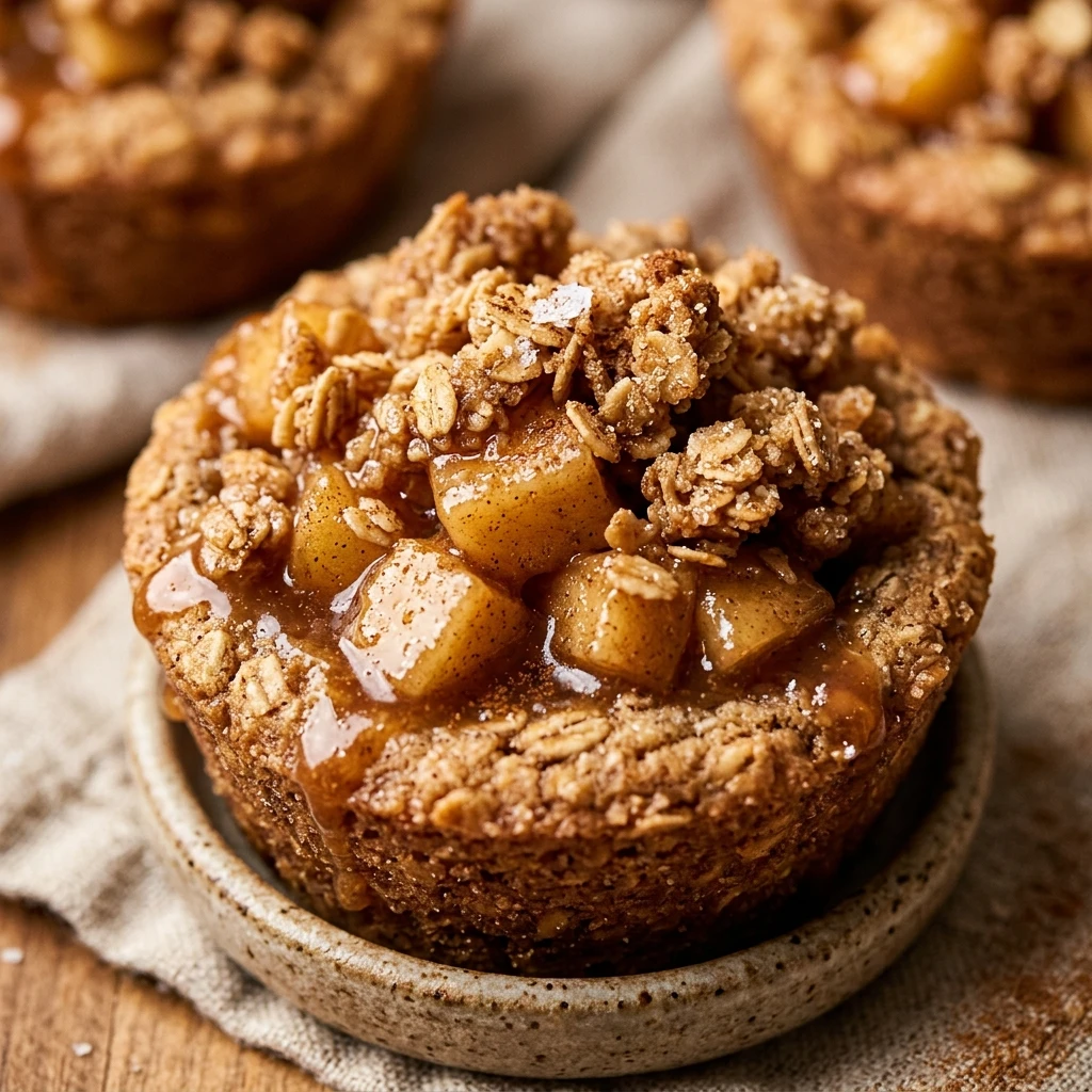 Apple Crisp Cookie Cups Recipe