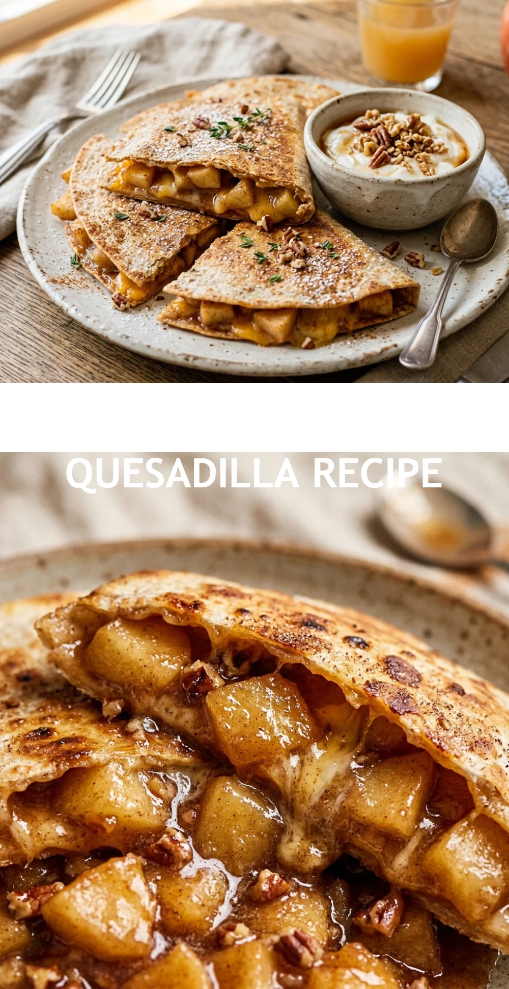 Apple Pie Breakfast Quesadilla Recipe