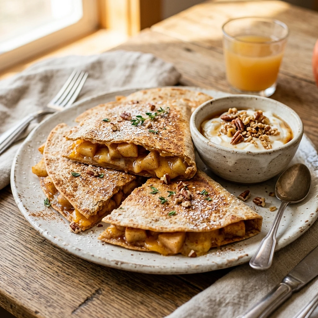 Apple Pie Breakfast Quesadilla Recipe