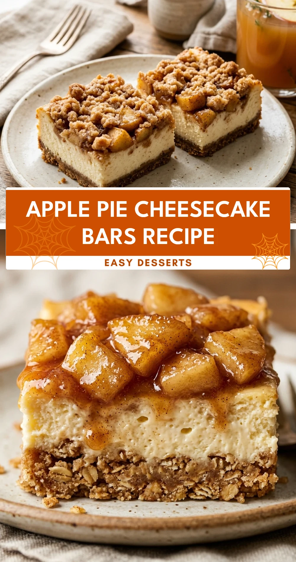 Apple Pie Cheesecake Bars Recipe