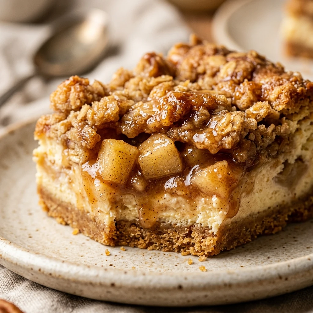 Apple Pie Cheesecake Bars Recipe