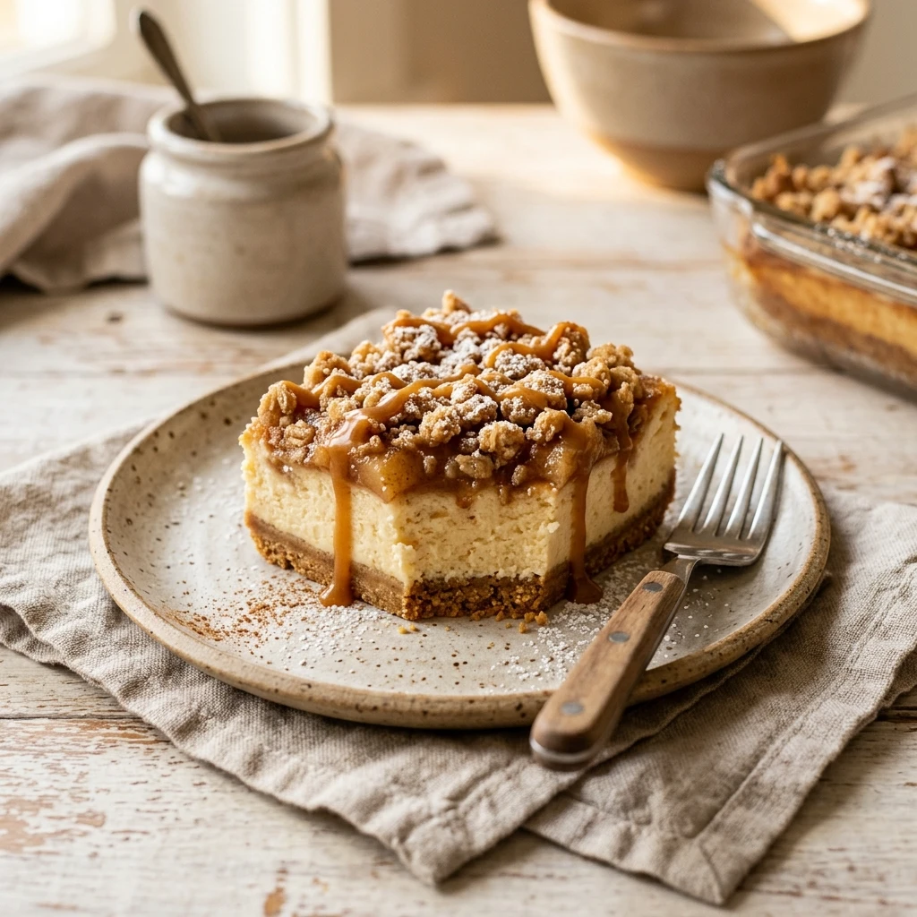 Apple Pie Cheesecake Bars Recipe