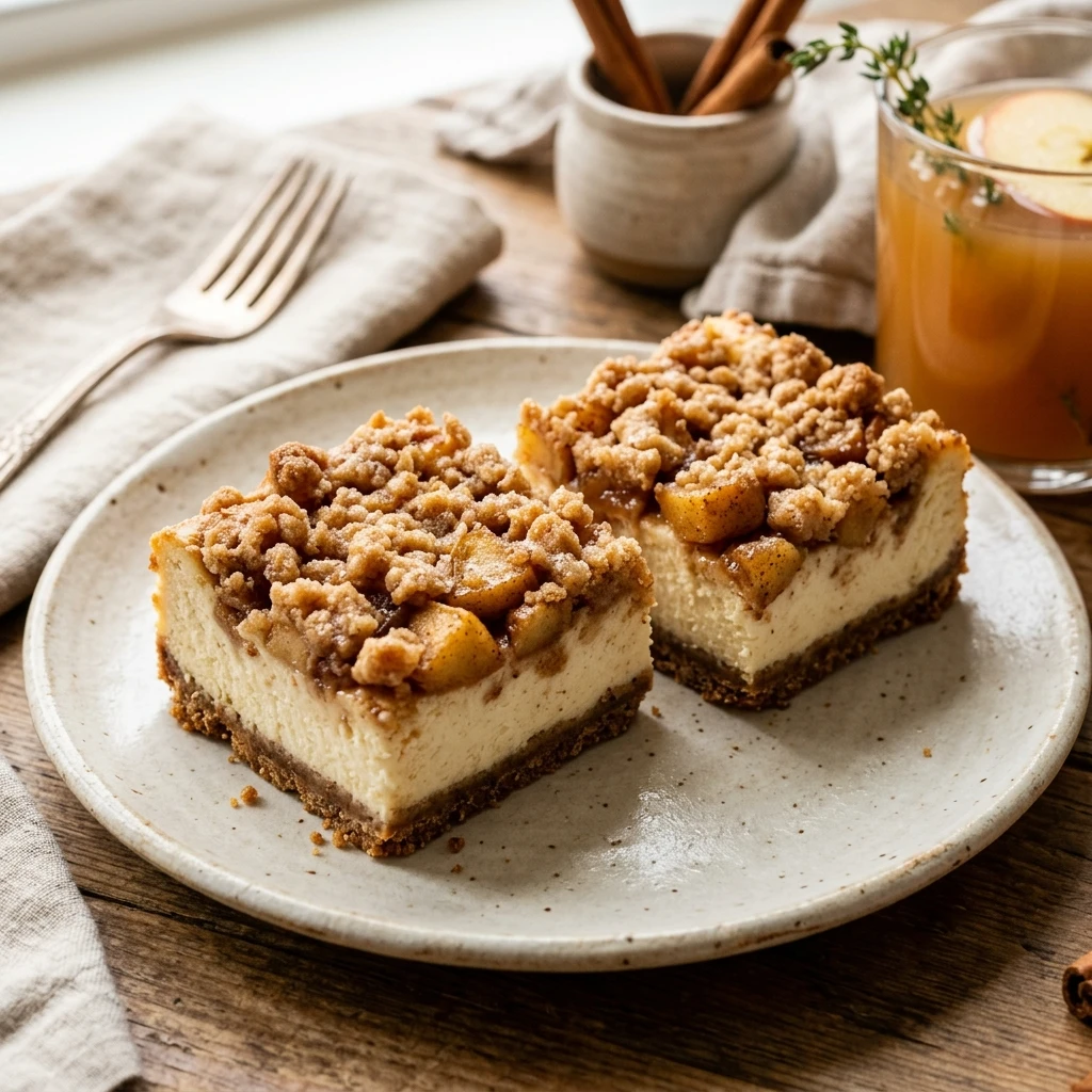 Apple Pie Cheesecake Bars Recipe