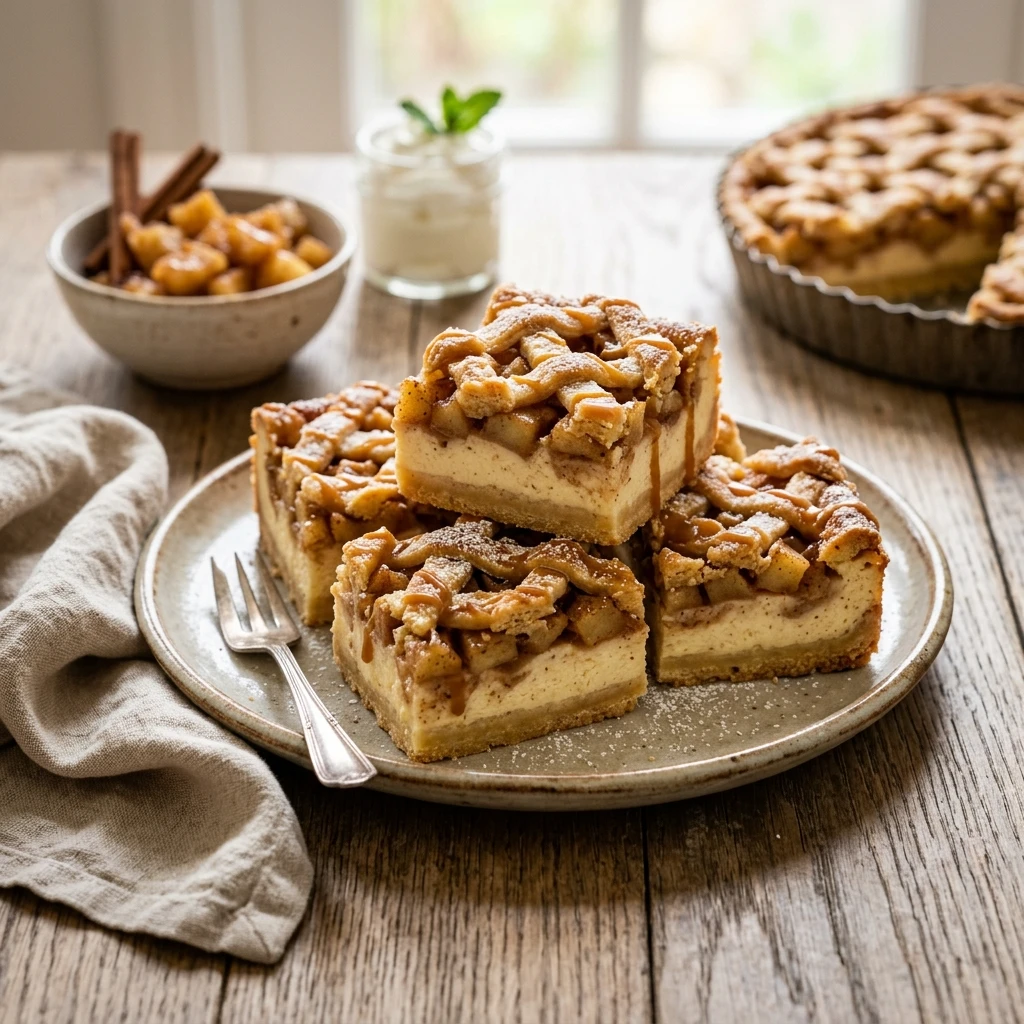 Apple Pie Cheesecake Bars Recipe