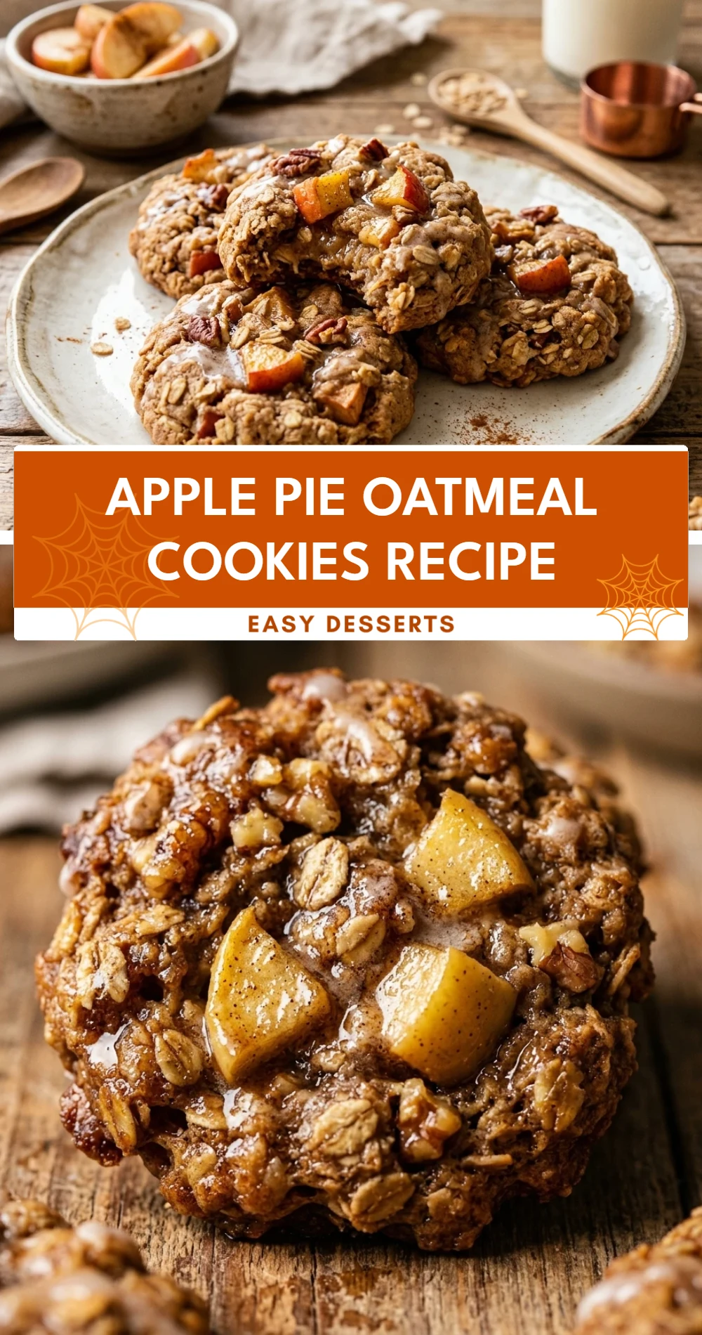 Apple Pie Oatmeal Cookies Recipe