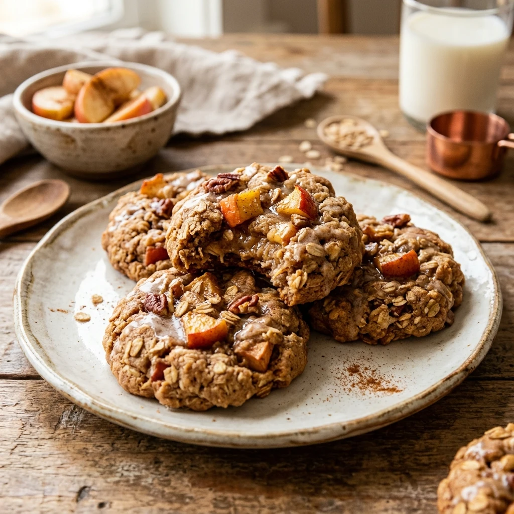 Apple Pie Oatmeal Cookies Recipe