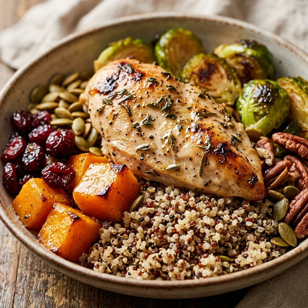 Autumn Harvest Chicken And Quinoa Bowl