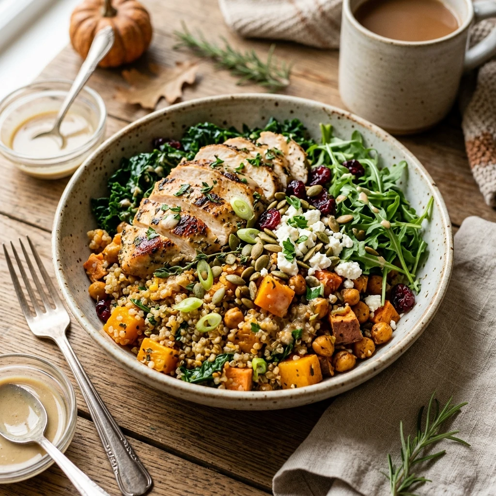 Autumn Harvest Chicken And Quinoa Bowl