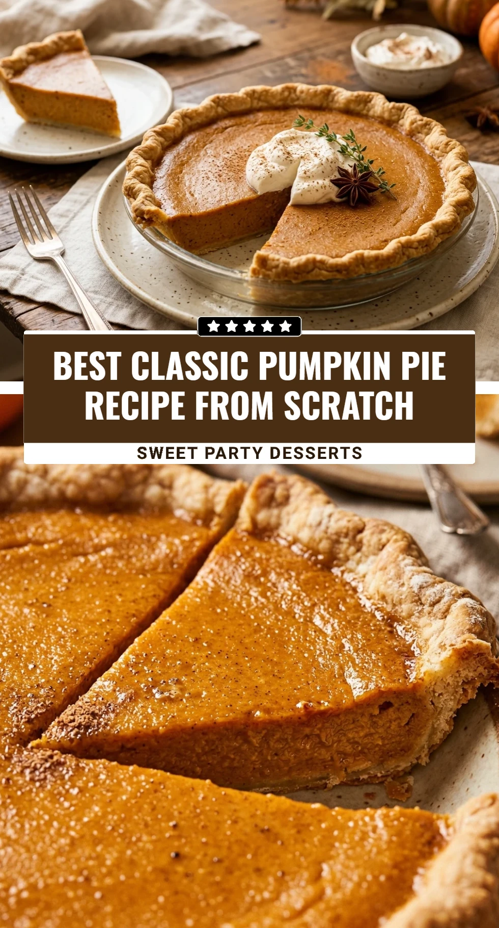 Best Classic Pumpkin Pie Recipe From Scratch