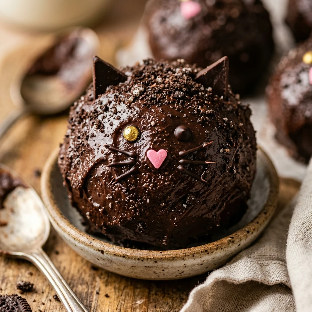 Black Cat Oreo Balls Recipe