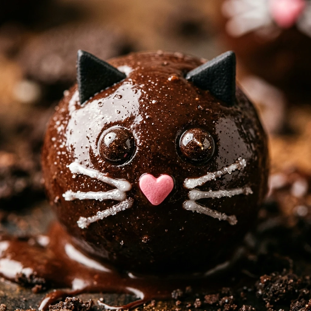 Black Cat Oreo Balls Recipe