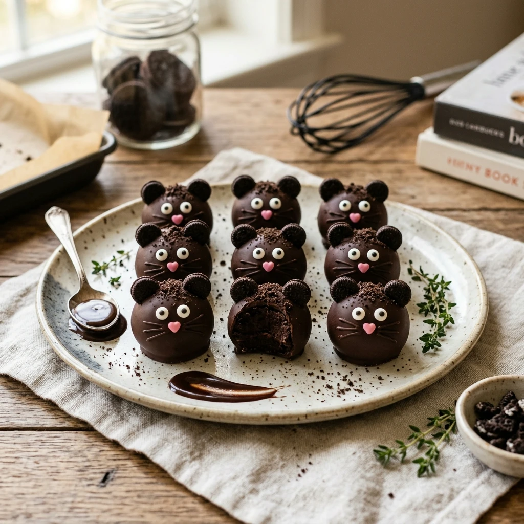 Black Cat Oreo Balls Recipe