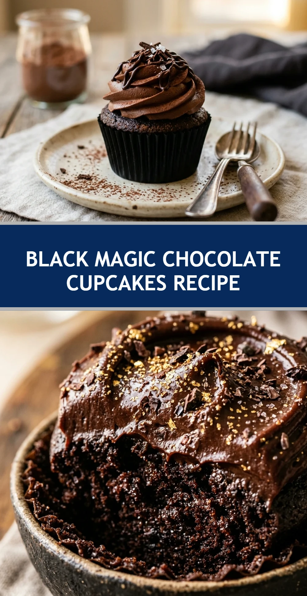Black Magic Chocolate Cupcakes Recipe