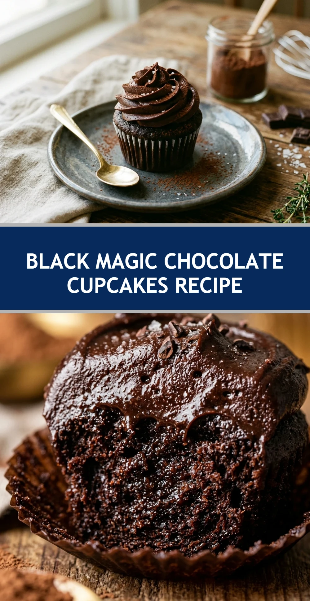 Black Magic Chocolate Cupcakes Recipe