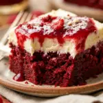 Bloody Red Velvet Cheesecake Bars Recipe