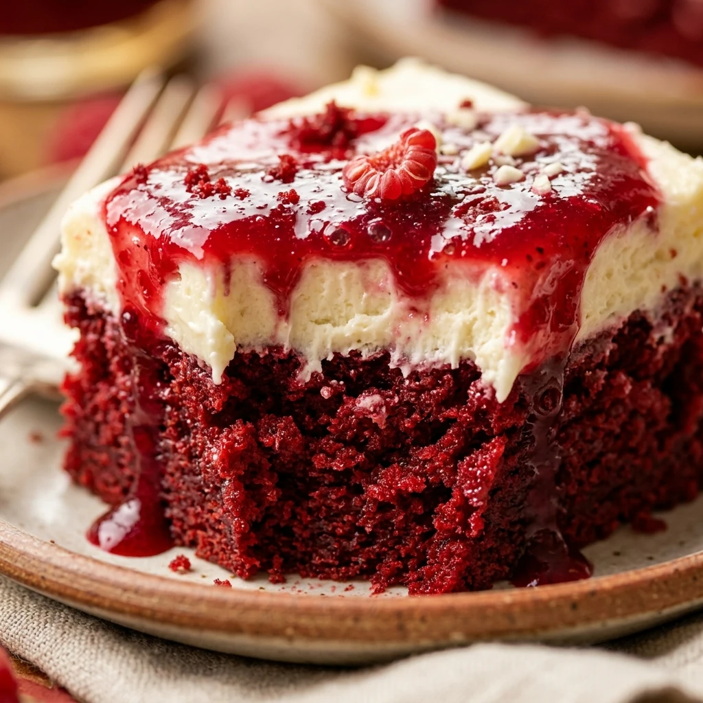 Bloody Red Velvet Cheesecake Bars Recipe