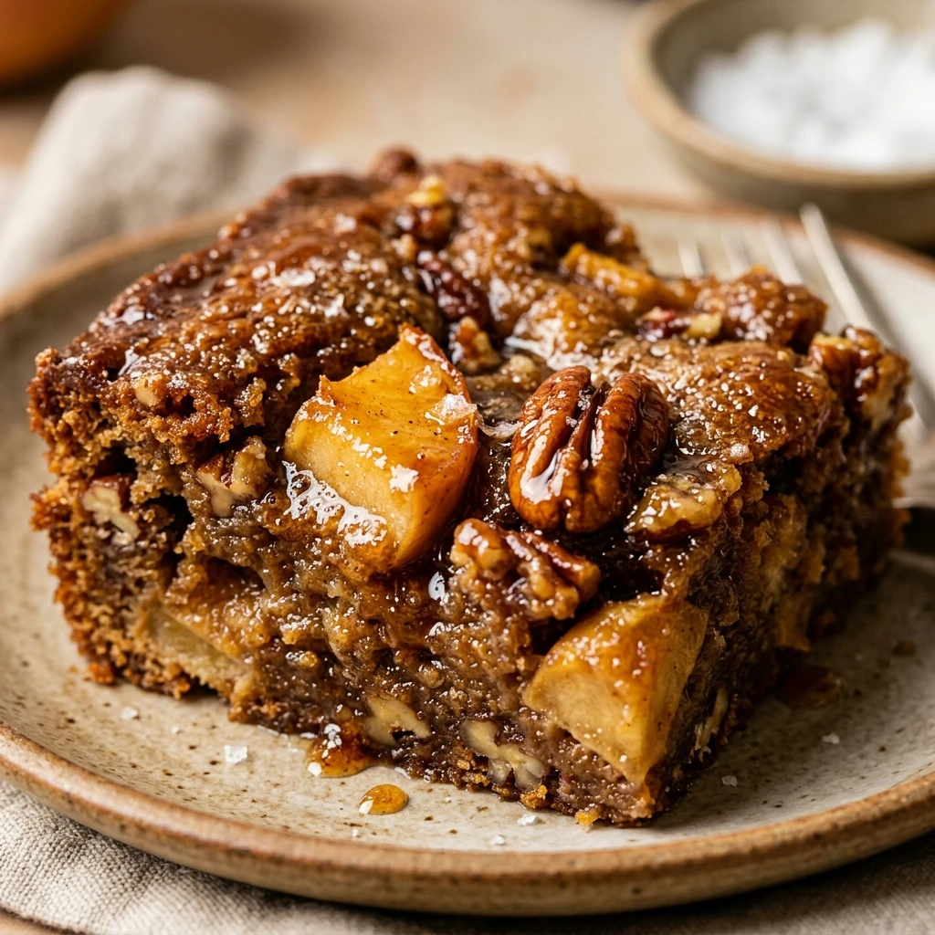 Brown Butter Maple Apple Blondies Recipe