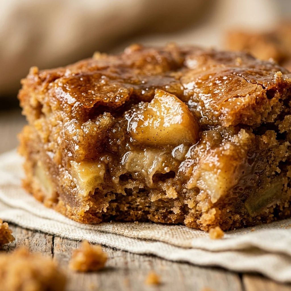 Brown Butter Maple Apple Blondies Recipe