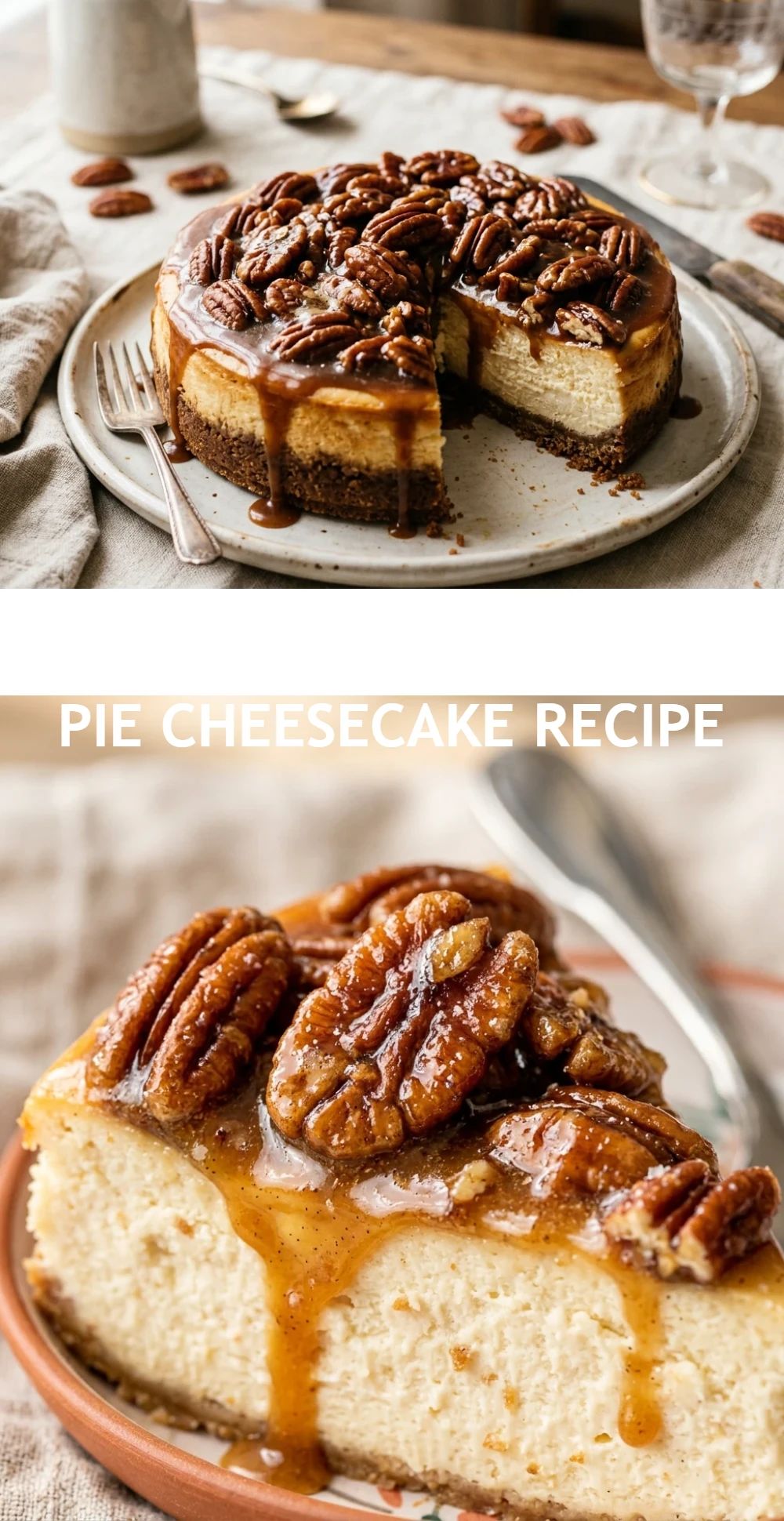 Brown Butter Pecan Pie Cheesecake Recipe