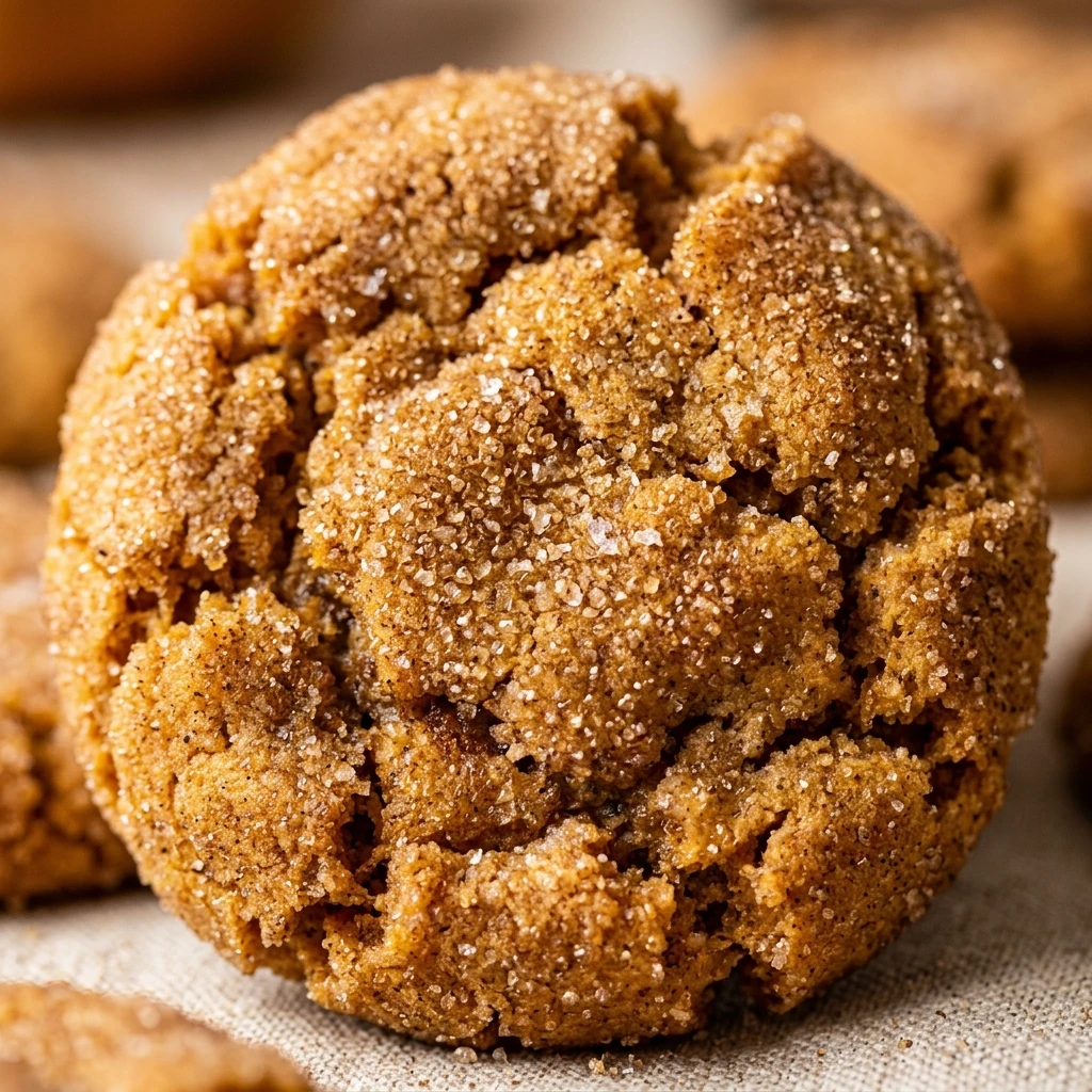 Brown Butter Pumpkin Snickerdoodle Cookies