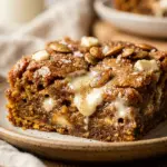 Brown Butter Pumpkin White Chocolate Blondies