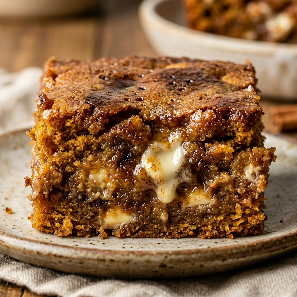 Brown Butter Pumpkin White Chocolate Blondies