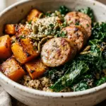 Butternut Squash And Chicken Sausage High Protein Bowl