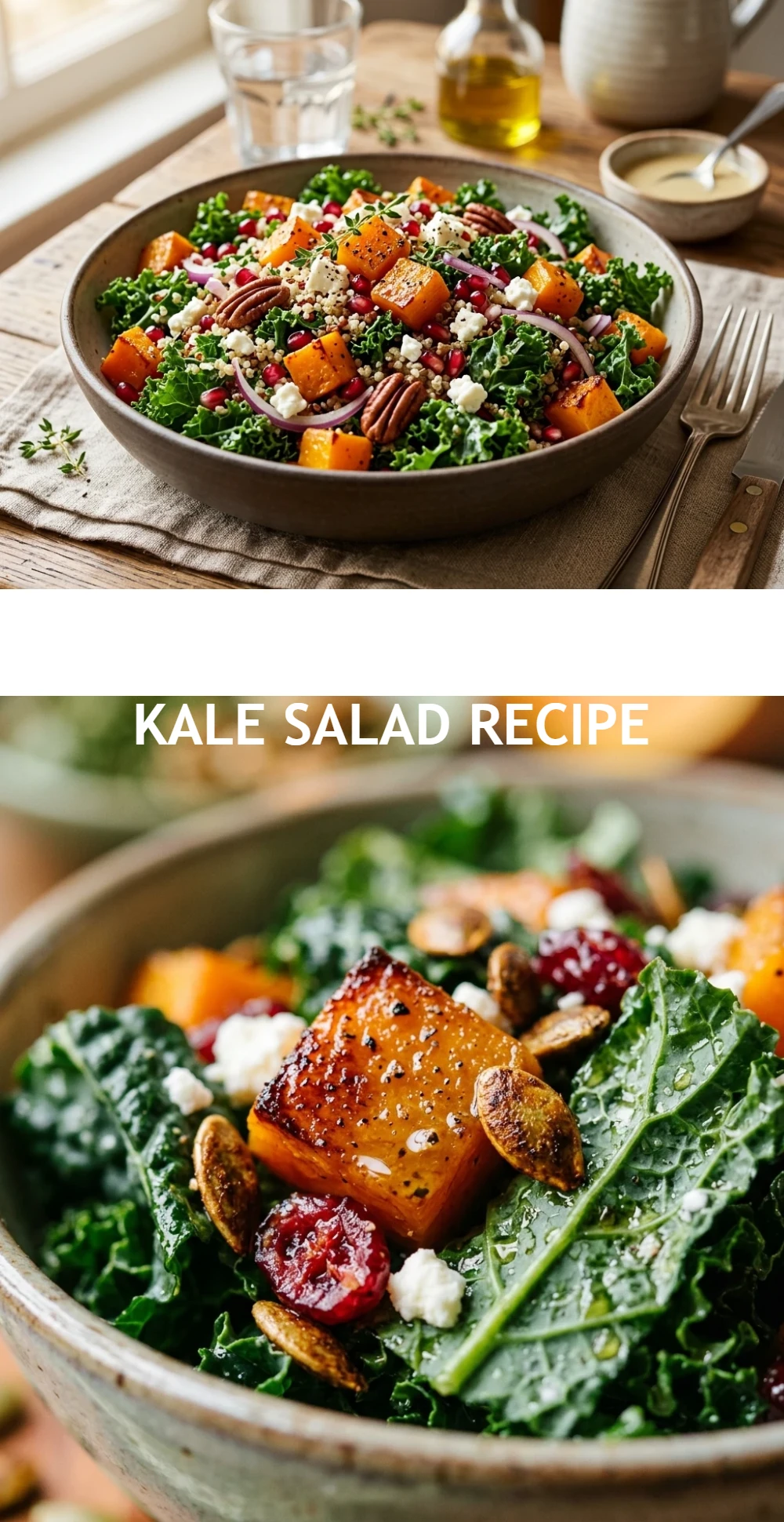 Butternut Squash And Kale Salad Recipe