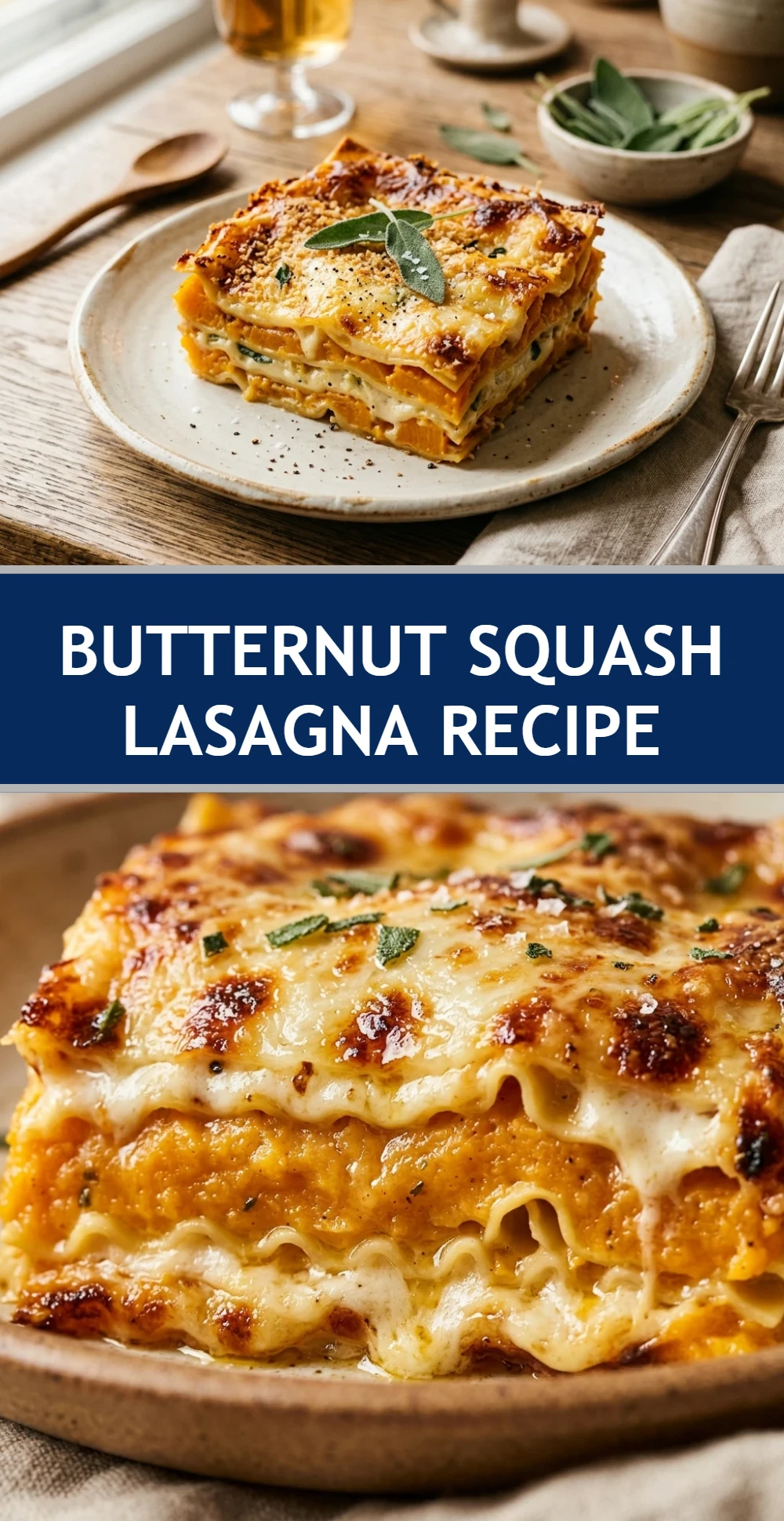 Butternut Squash Lasagna Recipe