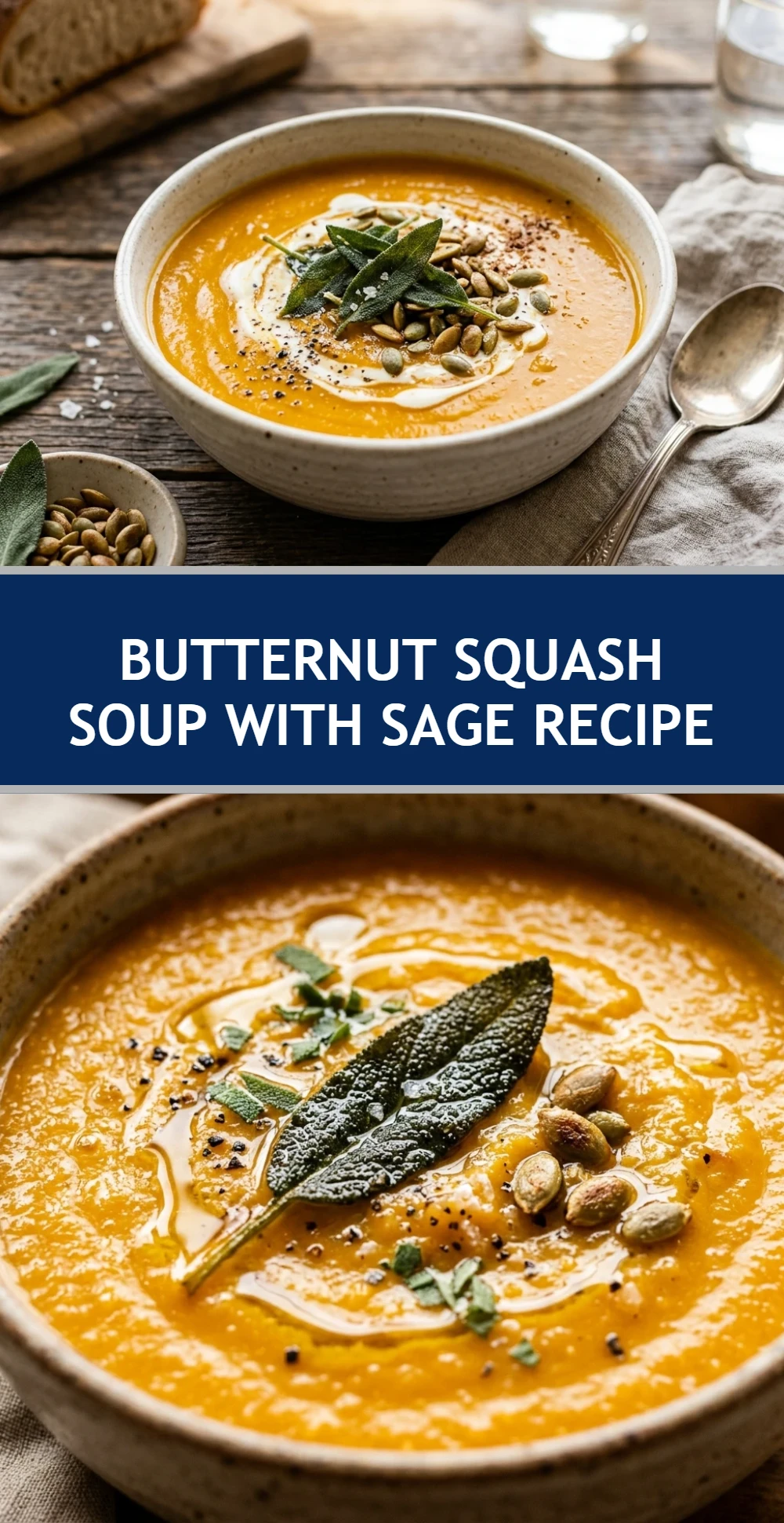 Butternut Squash Soup With Sage Recipe