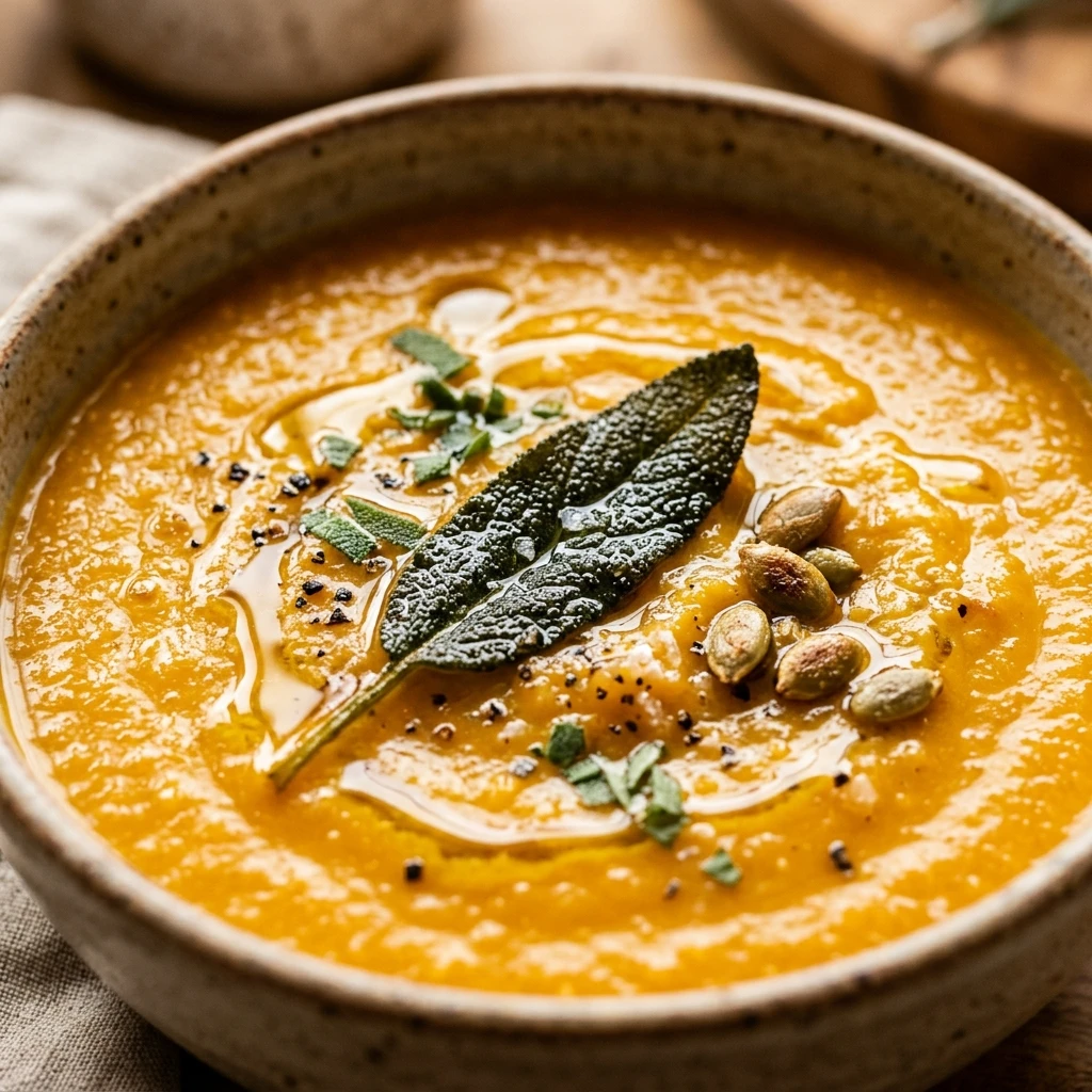 Butternut Squash Soup With Sage Recipe