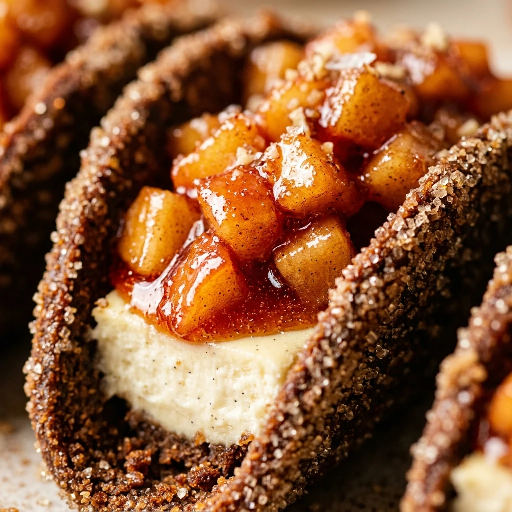 Candy Apple Cheesecake Tacos Recipe