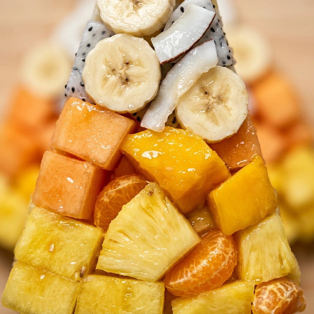 Candy Corn Fruit Board Recipe
