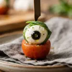 Caprese Eyeball Skewers Recipe